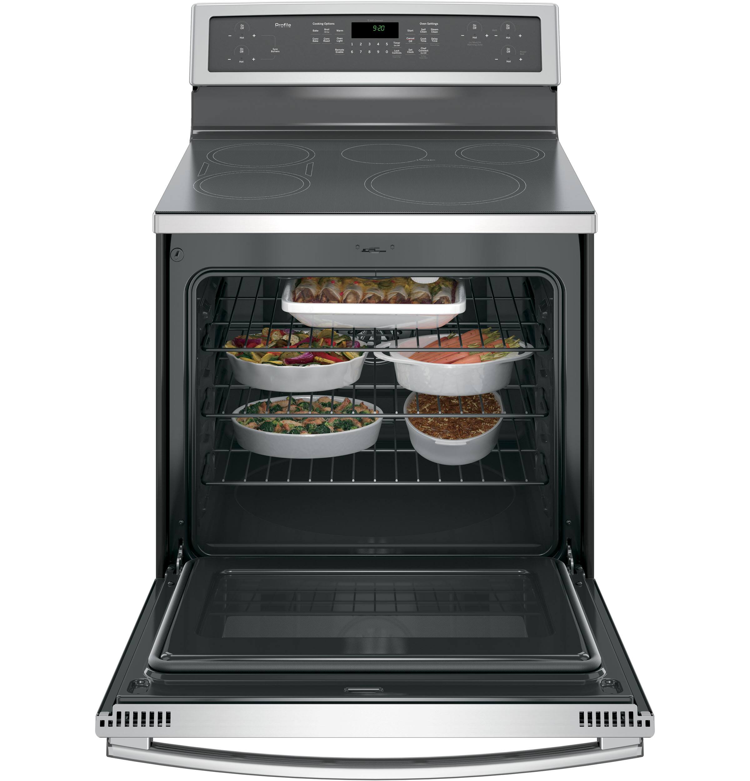 GE Profile Series 5.3 Cu. Ft. Self-Cleaning Freestanding Electric