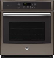 GE - Profile 27" Built-In Single Electric Convection Wall Oven - Slate - Front_Zoom