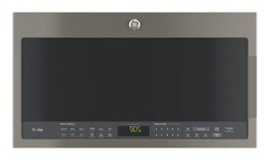 GE Profile - 2.1 Cu. Ft. Over-the-Range Microwave with Sensor Cooking - Slate - Front_Zoom