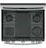 Alt View 15. GE Profile - 5.6 Cu. Ft. Self-Cleaning Freestanding Dual Fuel Convection Range - Stainless Steel.