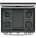 Alt View 16. GE Profile - 5.6 Cu. Ft. Self-Cleaning Freestanding Dual Fuel Convection Range - Stainless Steel.
