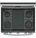 Alt View 13. GE - Profile Series 5.6 Cu. Ft. Self-Cleaning Freestanding Gas Convection Range.