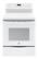 Front. GE - Profile Series 5.3 Cu. Ft. Self-Cleaning Freestanding Electric Convection Range - White on white.