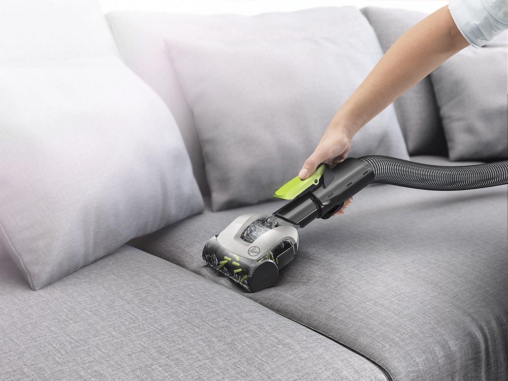 Best Buy Hoover Air Lift Deluxe Bagless Upright Vacuum Silver UH72511