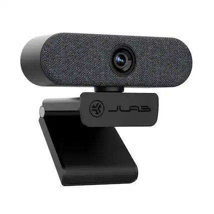 Front. JLab - Epic Cam Webcam - Black.