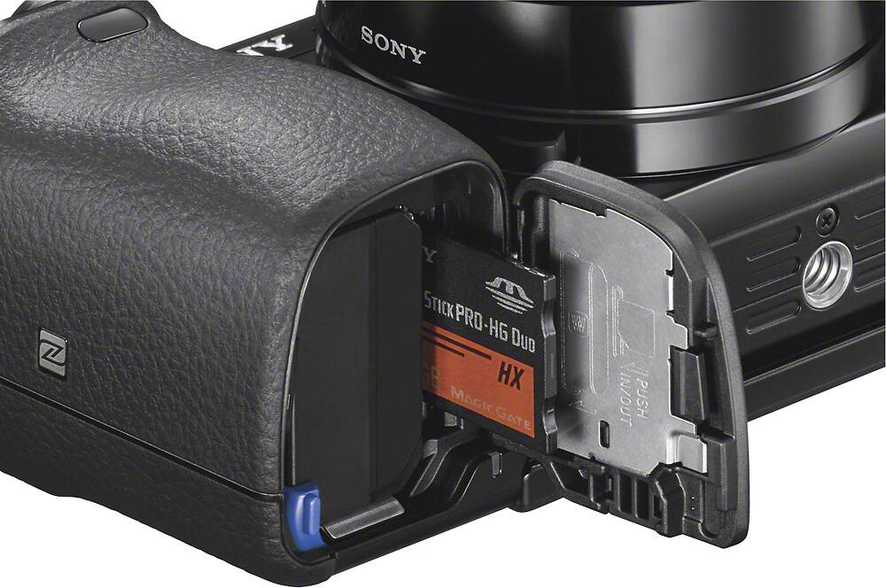 Alt View 11. Sony - Alpha a6000 Mirrorless Camera with 16-50mm and 55-210mm Lens Kit - Black.