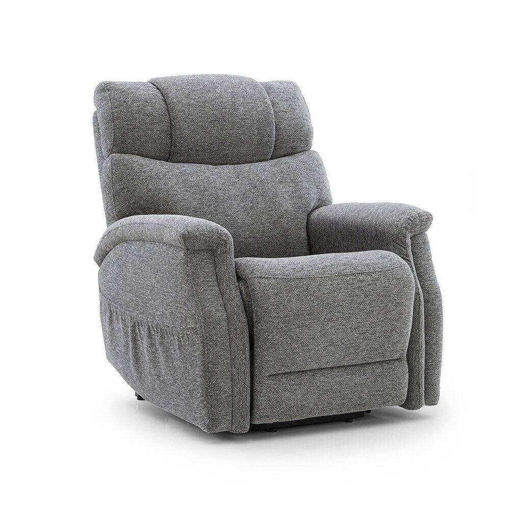Alt View 5. Heartland Furniture - Power Recliner  – Lift Chair With Electric Power,  Supportive Design, Dark Grey - Dark Grey.