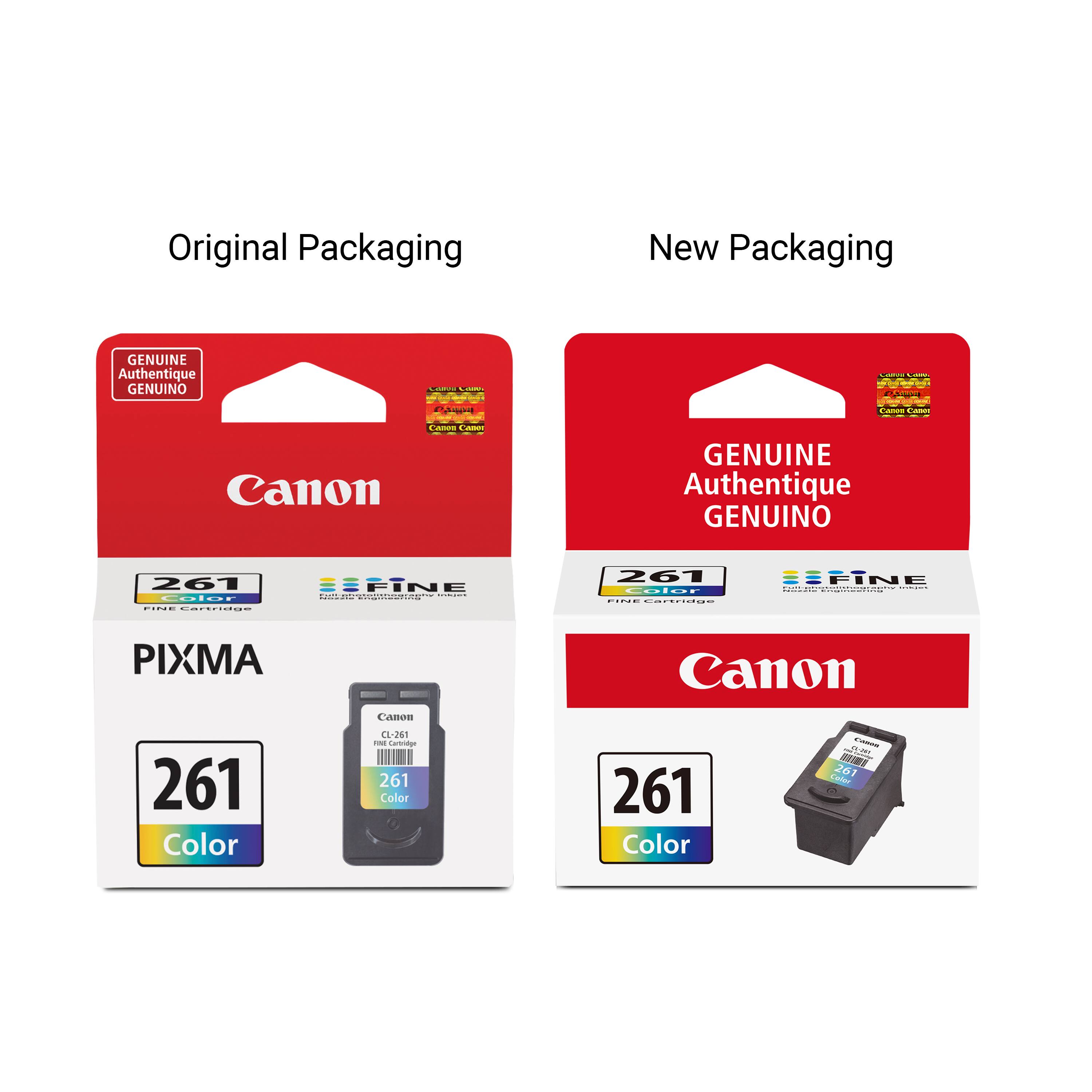 Original Packaging New Packaging GENUINE Authentique GENUINO - Lame - Canon GENUINE Authentique GENUINO 261 ....... I... Carbicoe EFINE : sniwnamn 261 ..... CId. Cactciids IFINE N ounm PIXMA Camon Canon 261 Color CL-261 - Sarriston 261 Color 261 Color - a  261