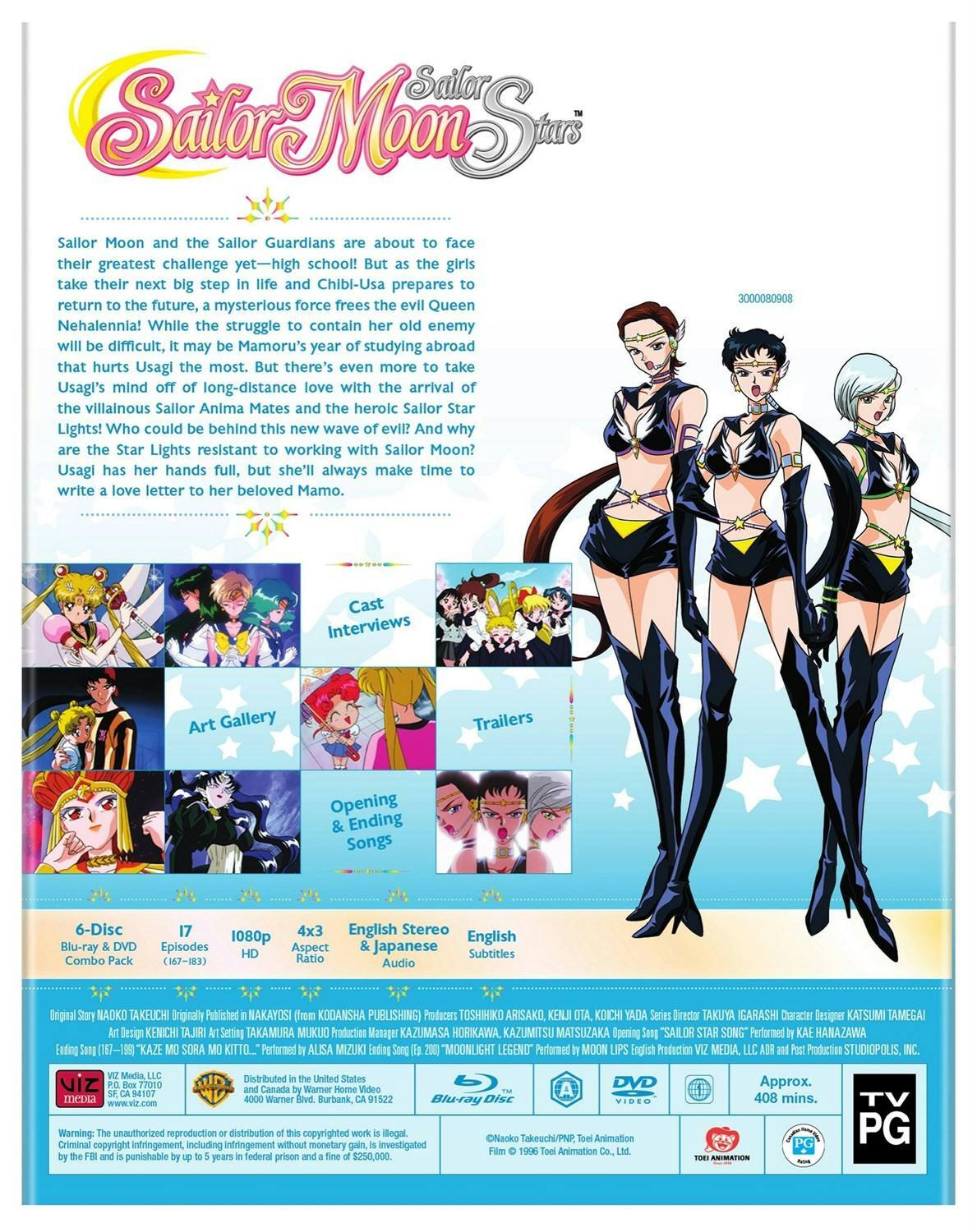 Back. Sailor Moon Sailor Stars Season 5 Part 1 (Blu-ray + DVD + Digital Copy) [Blu-ray].