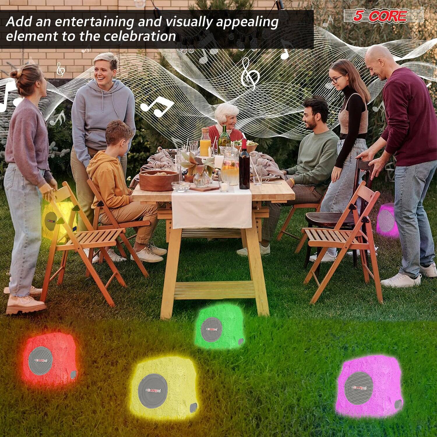 Add an entertaining and visually appealing element to the celebration

5 CORE