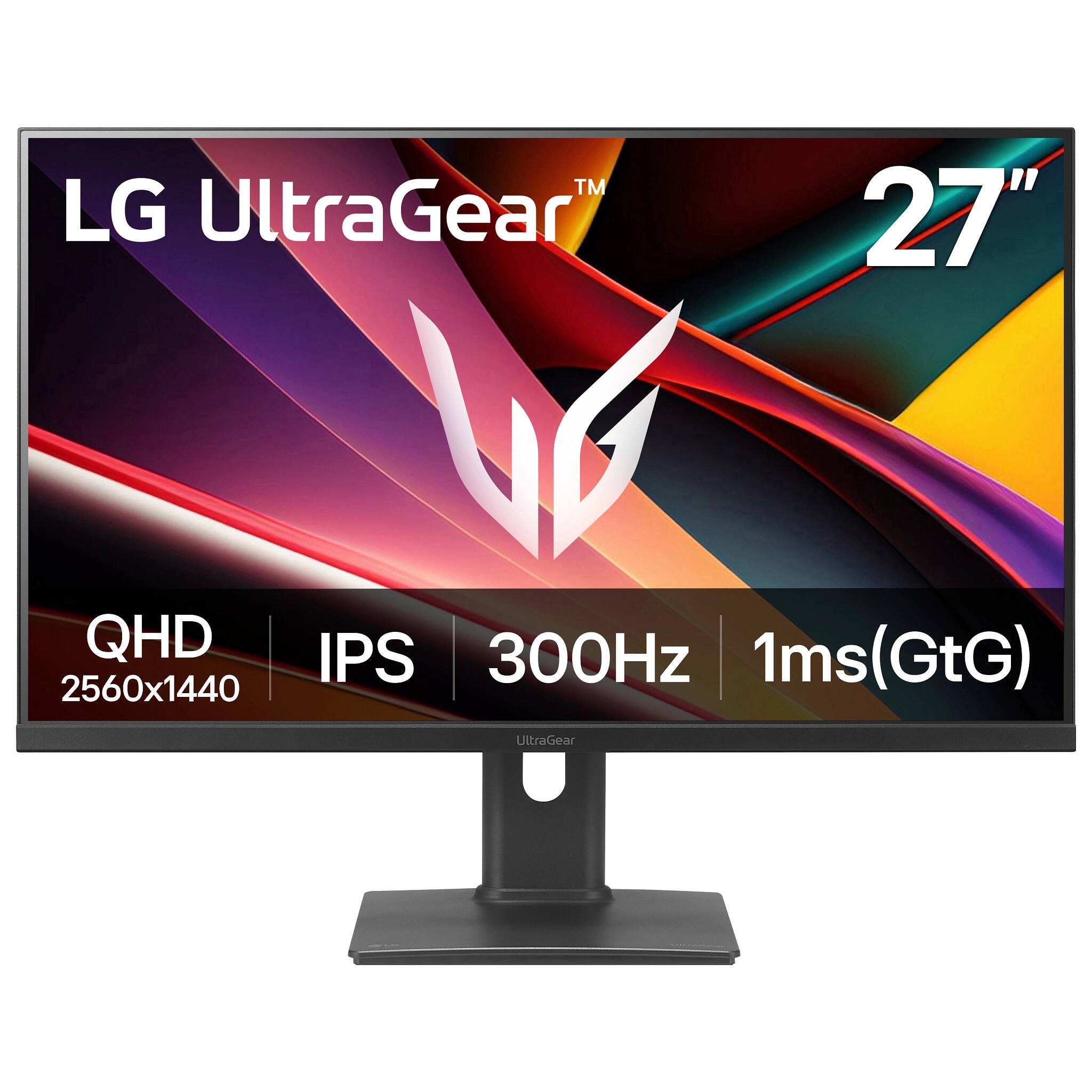LG UltraGear 27" QHD IPS 300Hz 1ms(GtG) 2560x1440