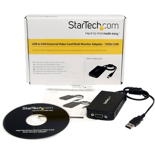 Alt View 13. StarTech.com - External Video Adapter - Gray.
