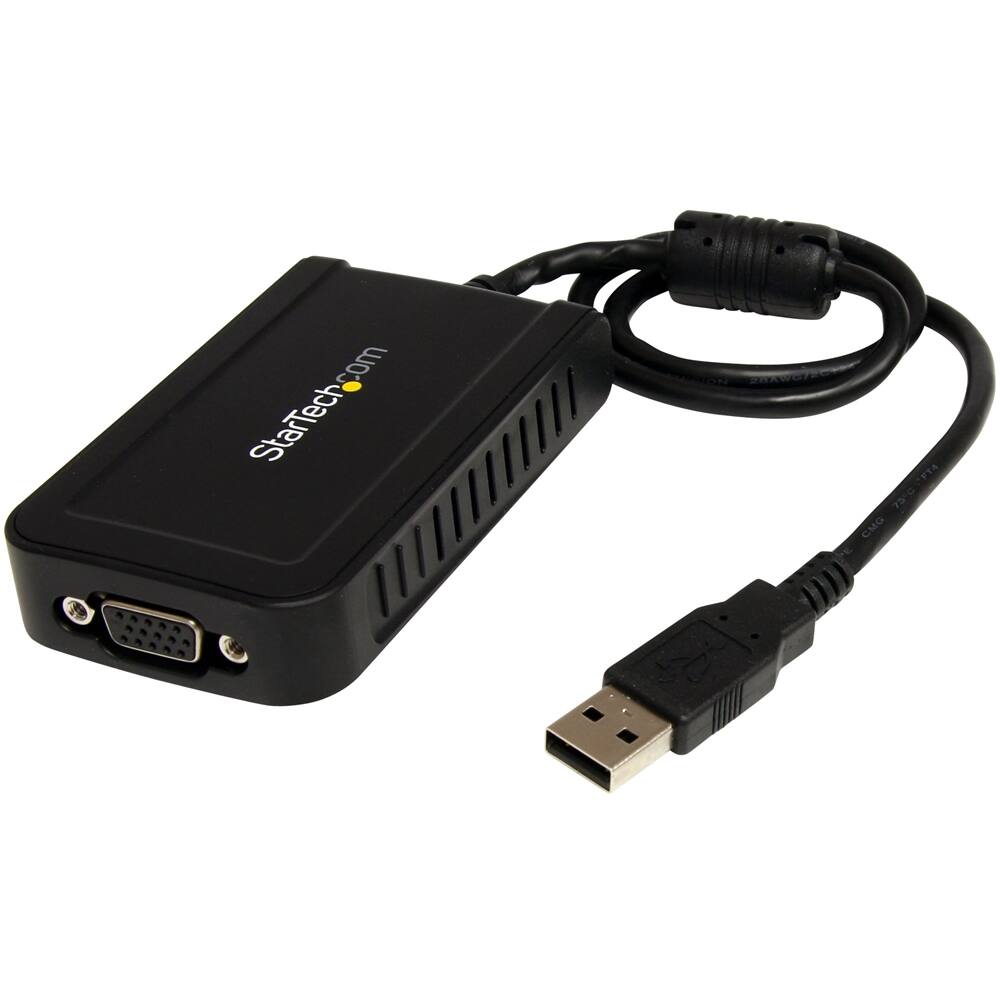 Left. StarTech.com - External Video Adapter - Gray.