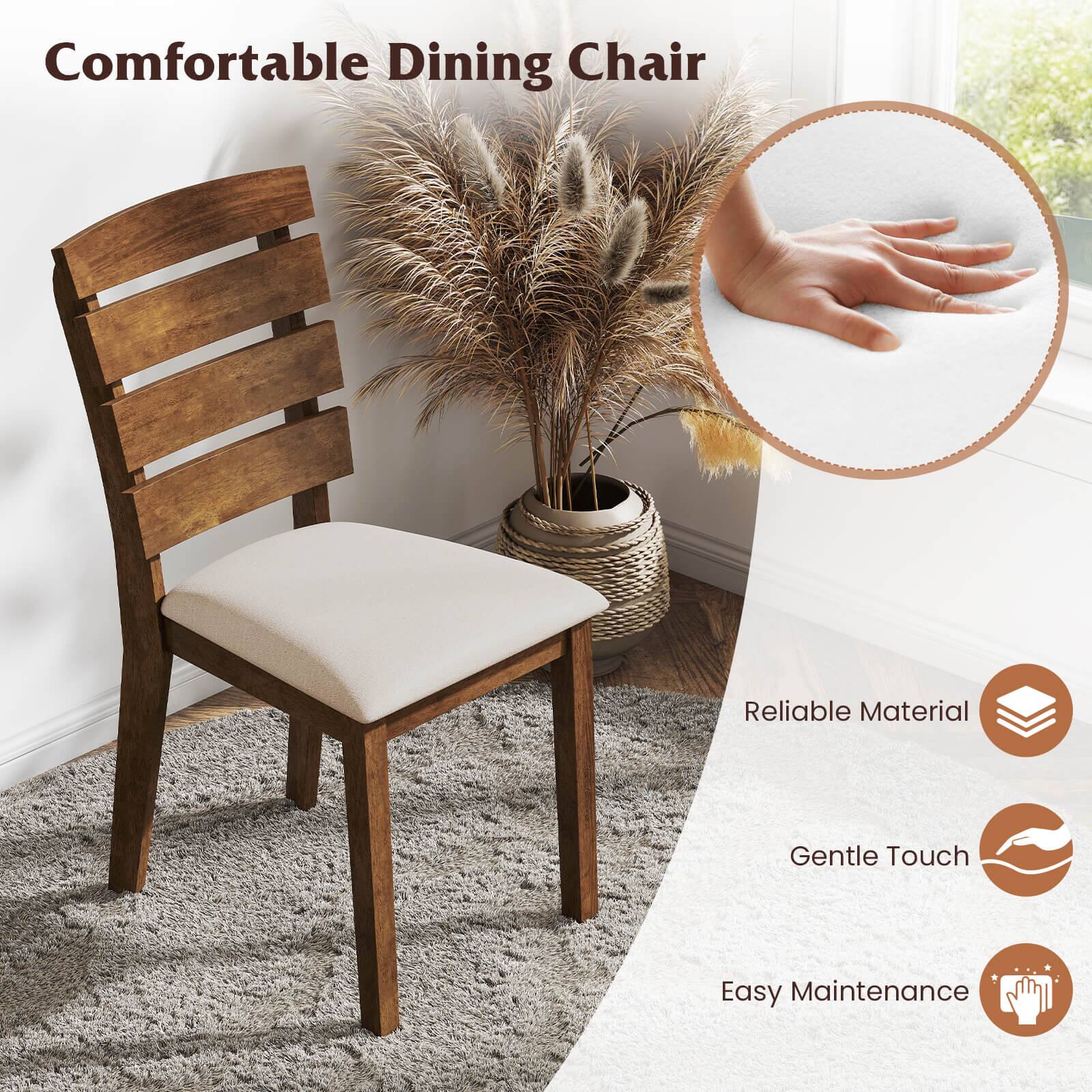 Comfortable Dining Chair: Reliable Material, Gentle Touch, Easy Maintenance.