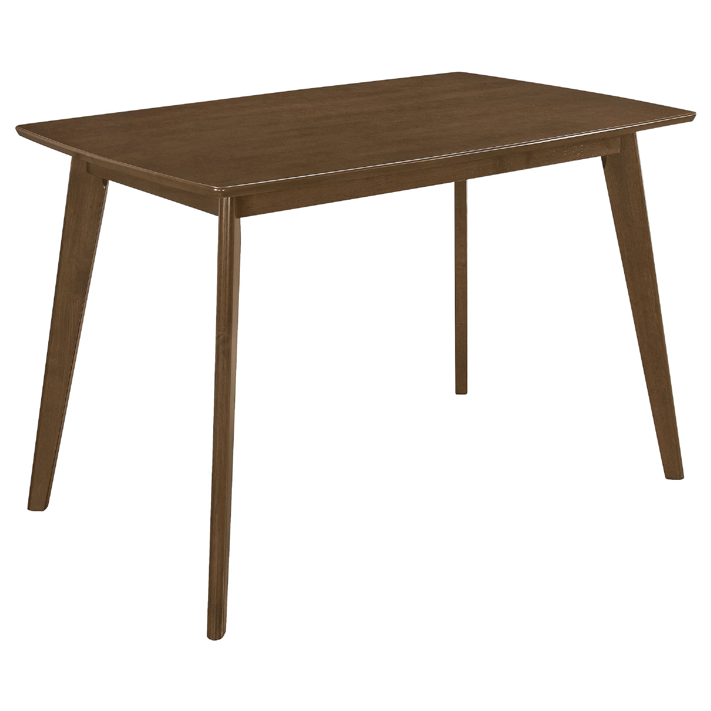 Front. Manhattan Lane - Quaint Wooden Dining Table - Brown.