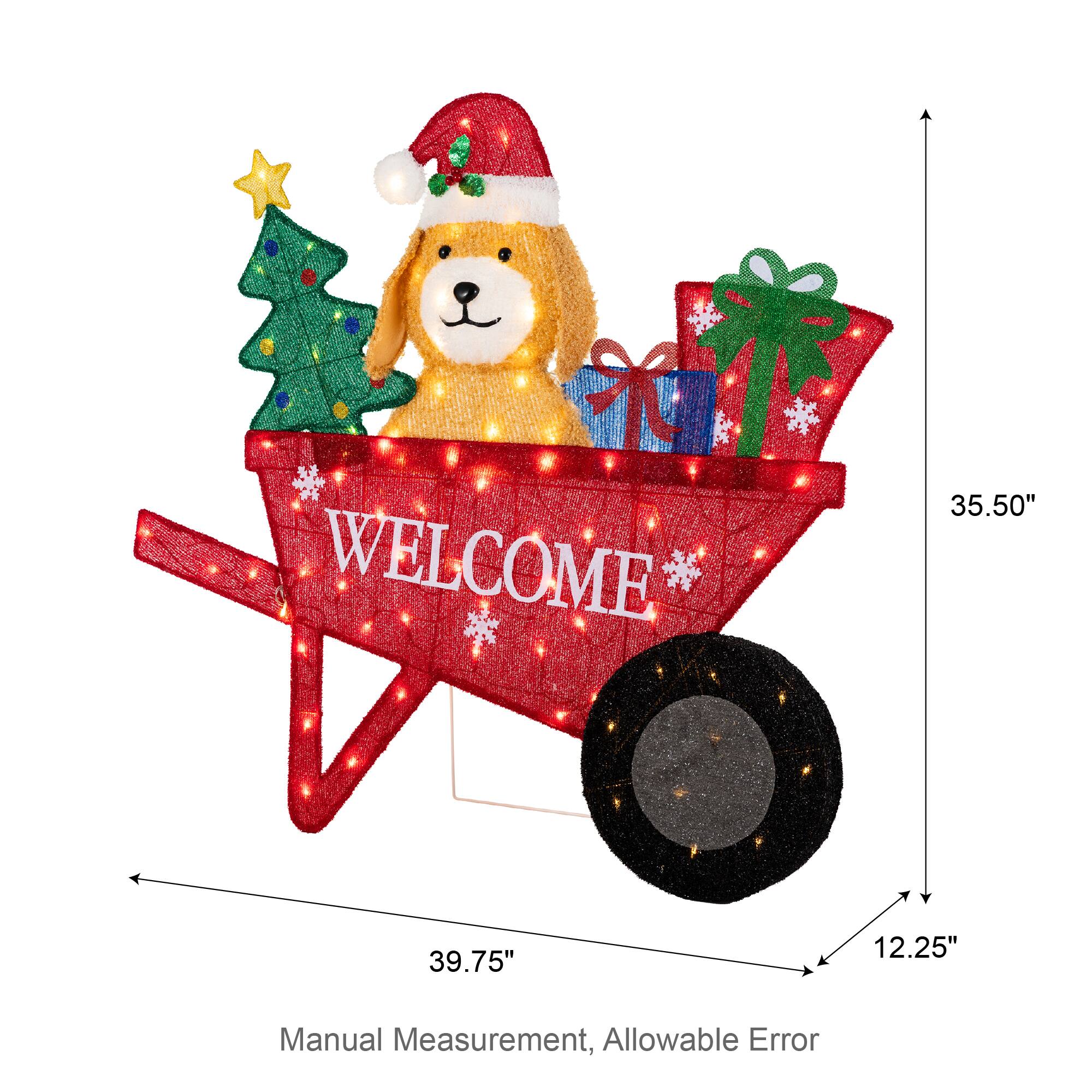 WELCOME  
35.50"  
39.75"  
12.25"  
Manual Measurement, Allowable Error
