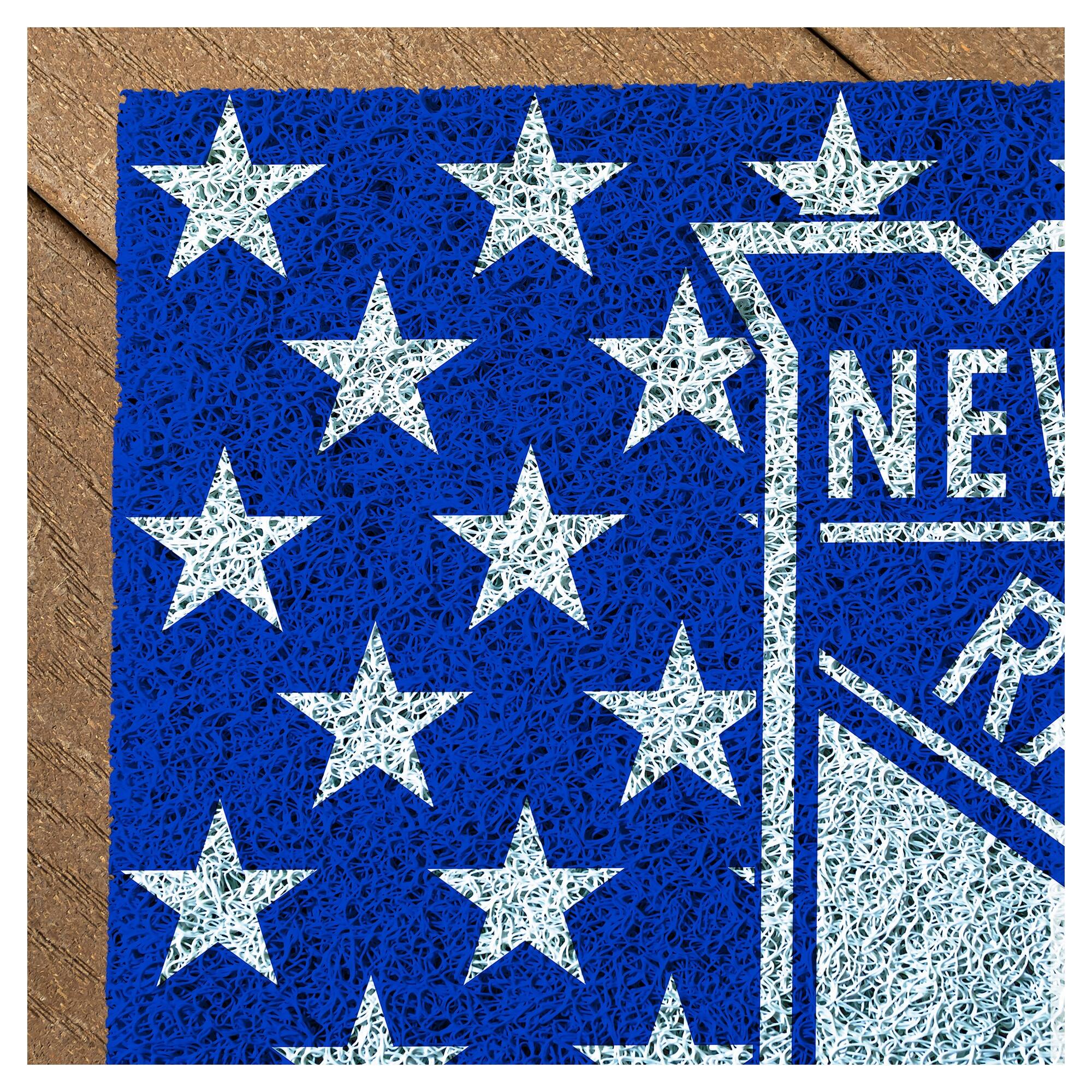 Alt View 1. Evergreen Enterprises - New York Rangers 16" x 28" Stars & Stripes Patriotic Turf Mat - Multicolor.