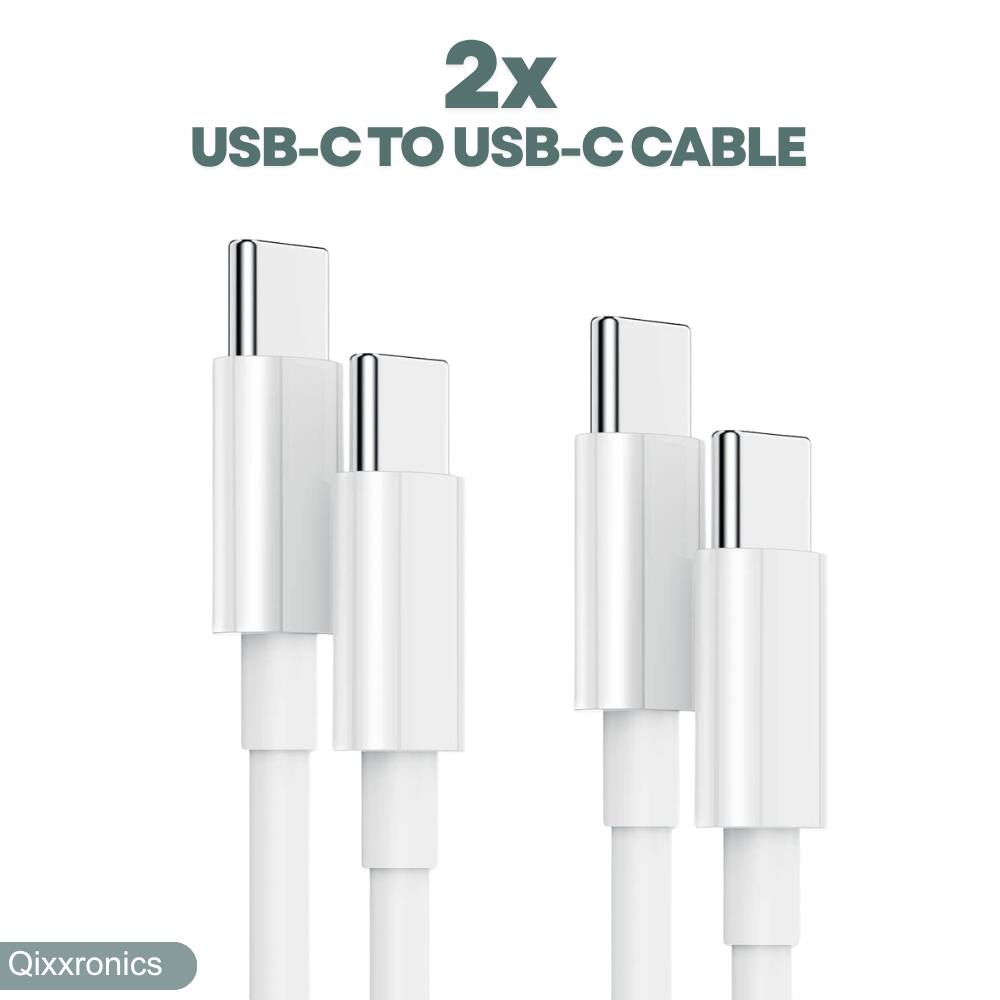 2x USB-C TO USB-C CABLE

Qixxronics
