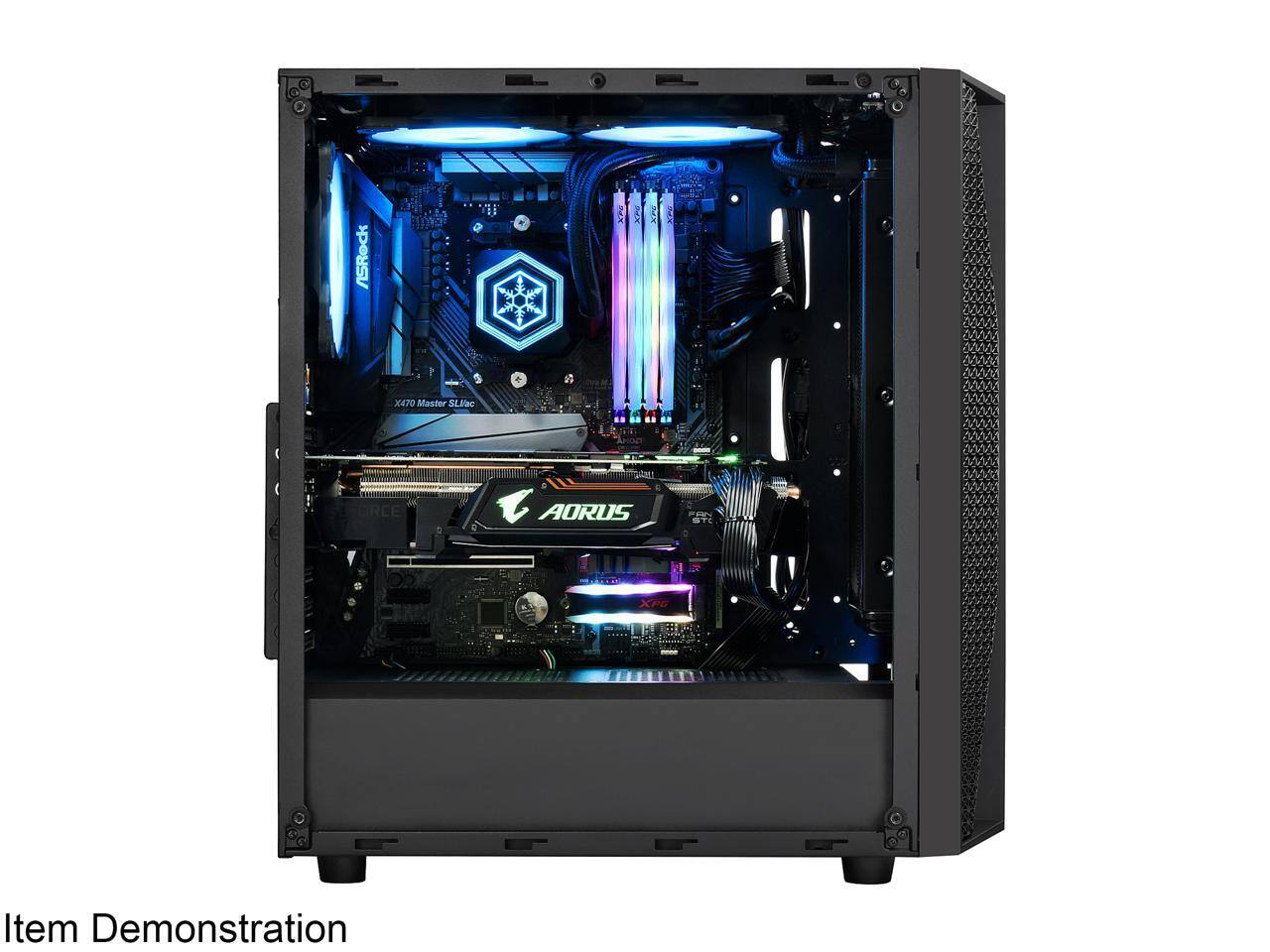 ASRock X470 Master SLI/ac  
NVIDIA GeForce RTX 2080  
AORUS XP  
Item Demonstration