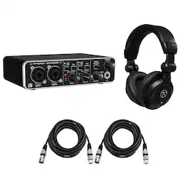 Behringer - U-Phoria UMC202HD USB Audio Interface - USB 2.0 Audio Interface USB Audio Interface Bundle with Studio Monitor