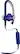 Angle. Beats - PowerBeats Clip-On Earbud Headphones - Blue.