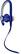 Left. Beats - PowerBeats Clip-On Earbud Headphones - Blue.
