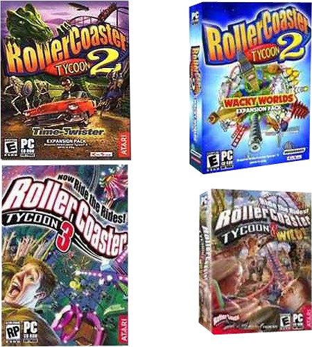 Rollercoaster Tycoon 2: Wacky Worlds Expansion Pack - Pc 