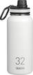 Takeya - ThermoFlask 32-Oz. Bottle - White - Angle
