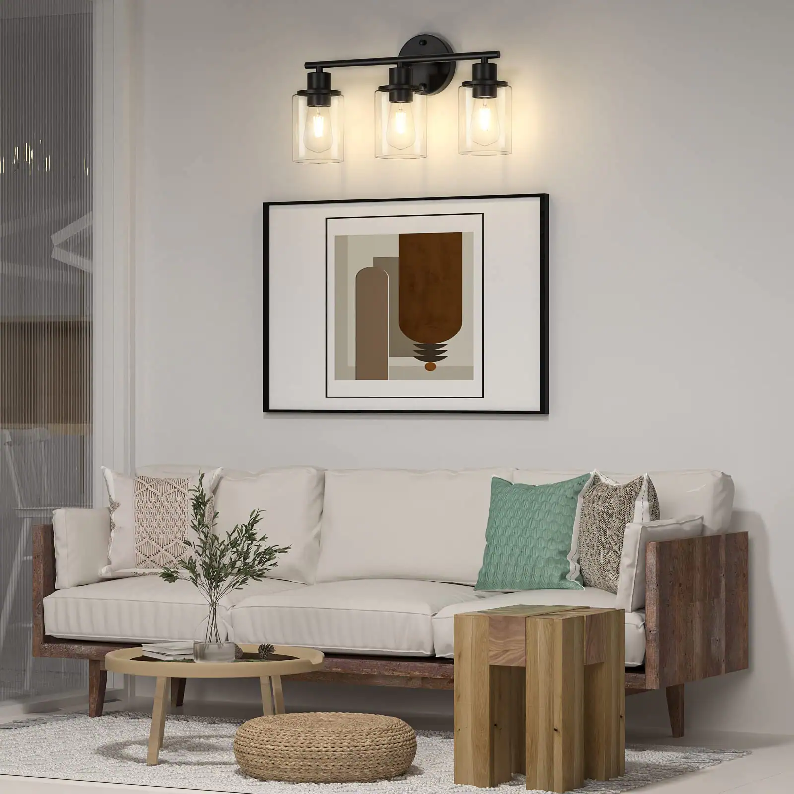 Alt View 5. Comfort Essence - Clear Glass Lamp Shade Replacement Pack nch High nch Diameter nch Fitter Transmittance Cylinder Lampshade C - 1 Pack.