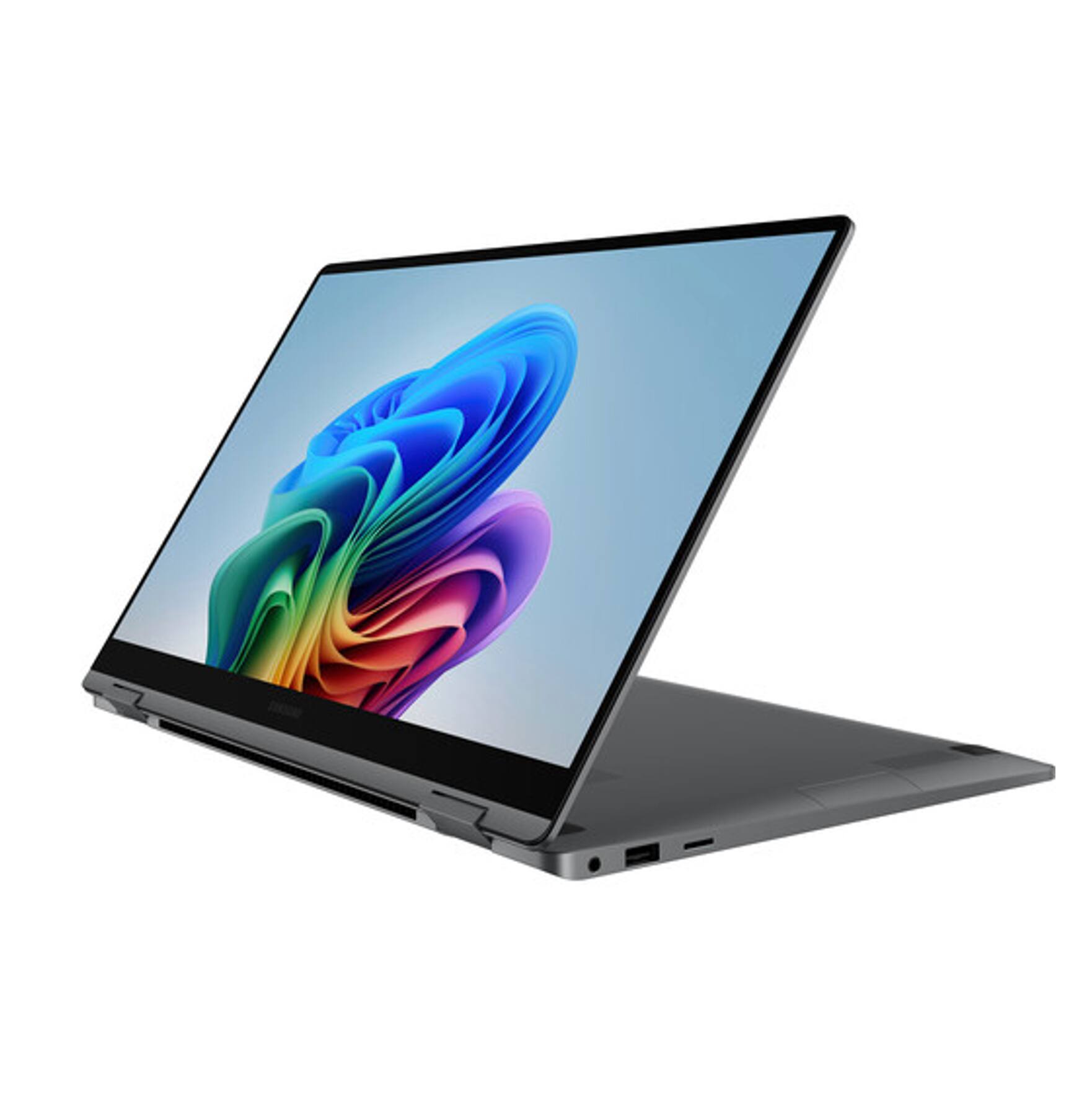 Alt View 3. Samsung - Galaxy Book5 360 2-in-1 Laptop 15.6 FHD Display (Ultra 7-256V, 16GB, 1TB SSD, Win 11 Pro) w/17in Backpack - Gray.