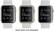 Alt View 11. Griffin - Ultra Thin Guard Cases for Apple® Watch™ 42mm (3-Pack) - Silver/Matte Silver/Clear.