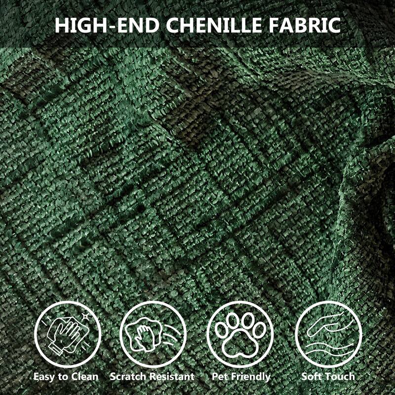 HIGH-END CHENILLE FABRIC

- Easy to Clean
- Scratch Resistant
- Pet Friendly
- Soft Touch