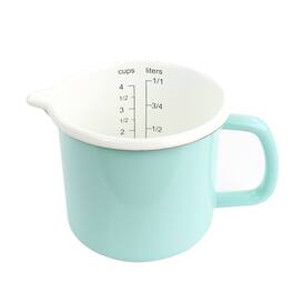 Martha Stewart - Enamel on Steel Measuring Cup - Turquoise
