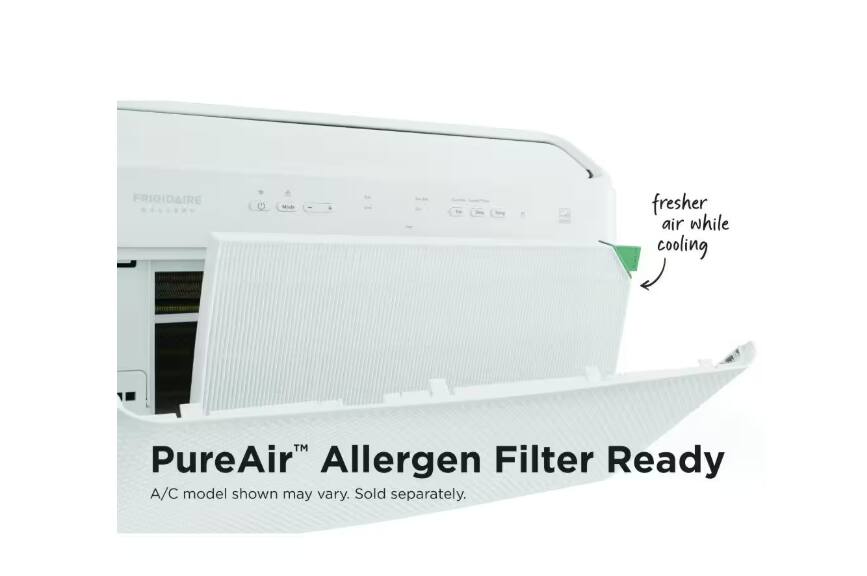 FRIGIDAIRE fresher air while cooling™ PureAir™ Allergen Filter Ready  
A/C model shown may vary. Sold separately.
