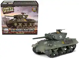 U.S. Army M10 GMC Tank "Normandy, France" (1944) US Army "Mini AFV" 1/64 Diecast Model by Forces of Valor