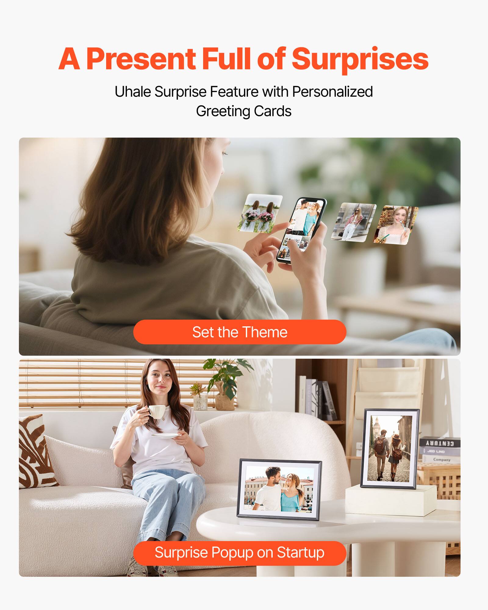 A Present Full of Surprises

Uhale Surprise Feature with Personalized Greeting Cards

Set the Theme

Surprise Popup on Startup