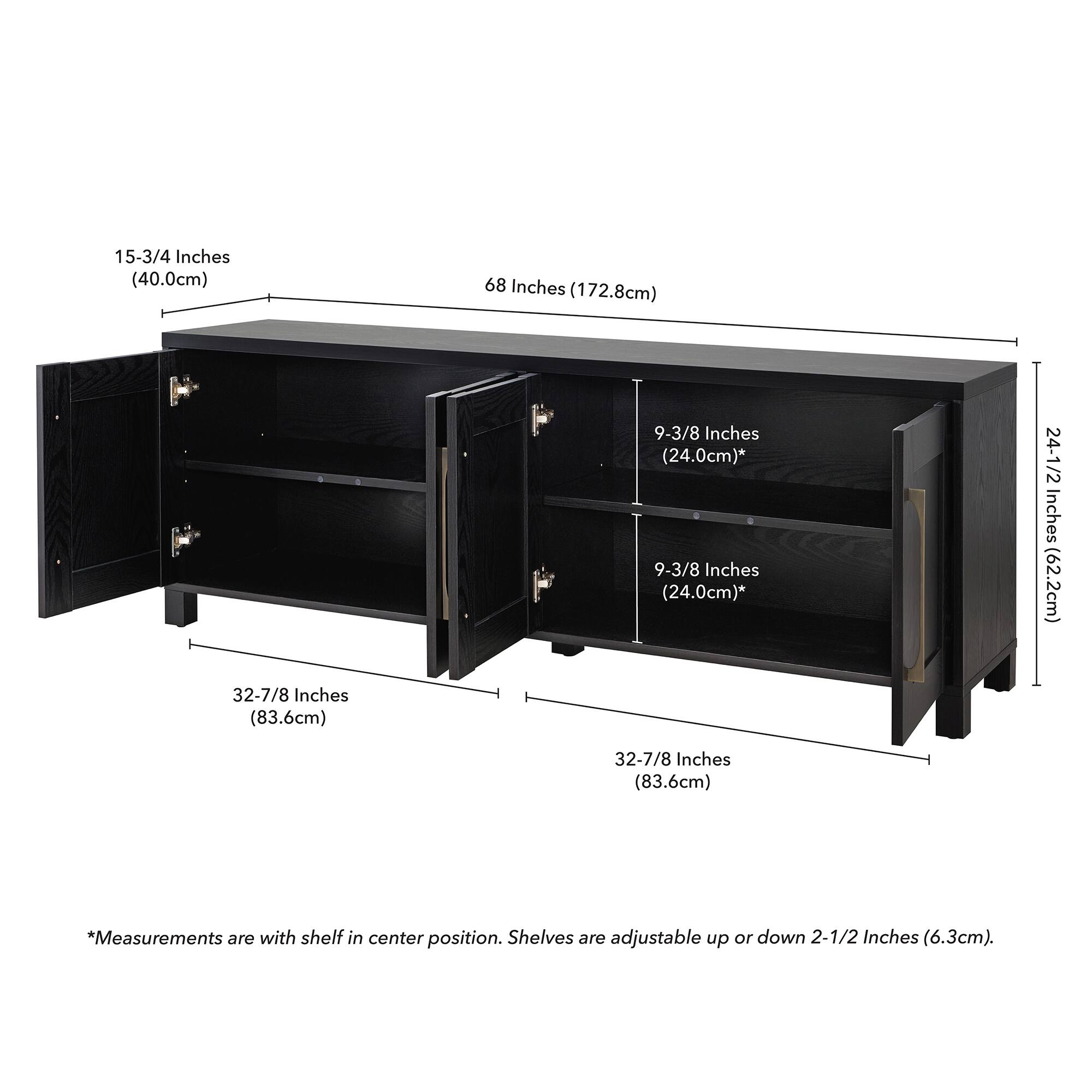 Alt View 21. Camden&Wells - Chabot TV Stand for Most TVs up to 75" - Black Grain.