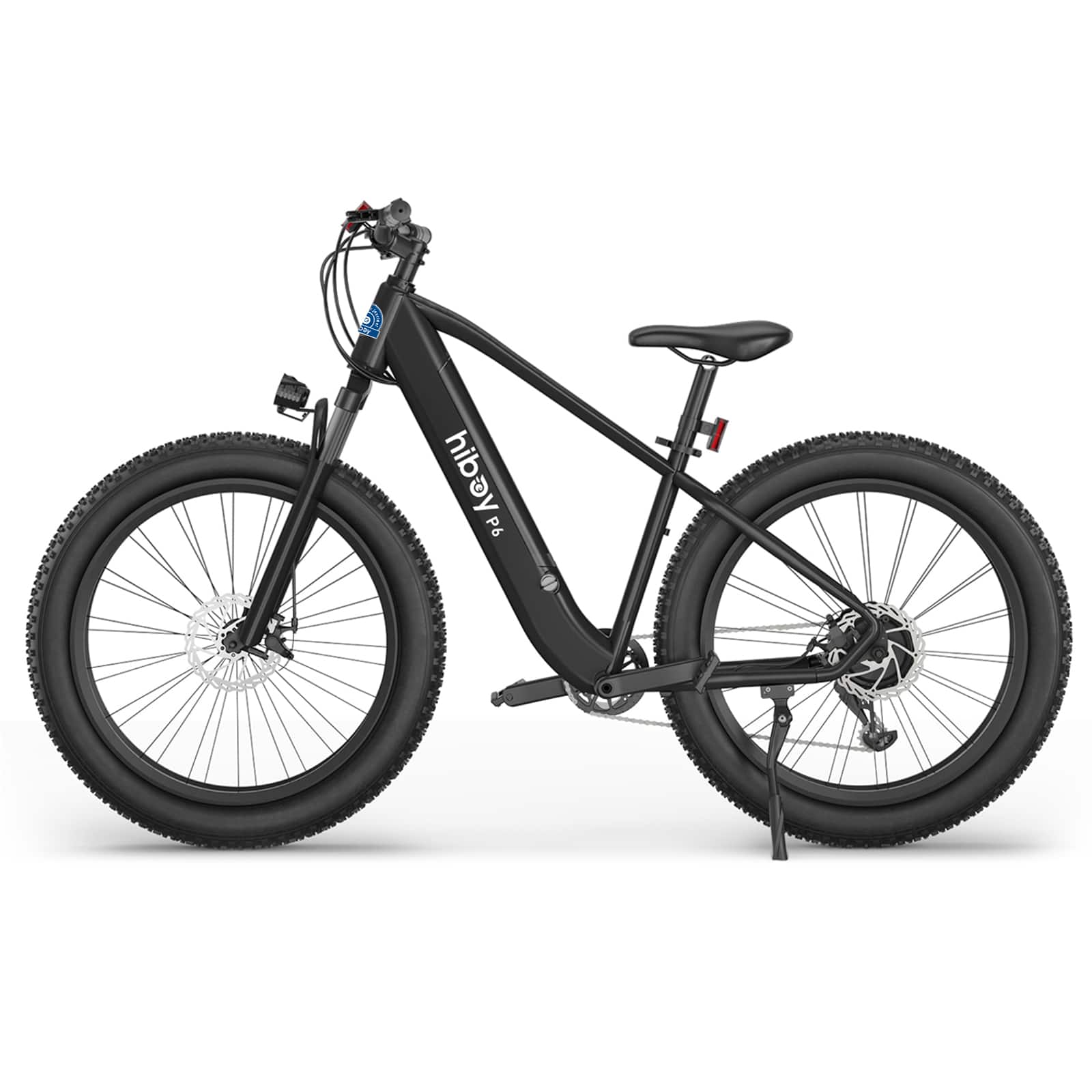 Back. HiBoy - P6 Electric Bike w/ 62 mi Max Operating Range & 28 mph Max Speed - Black.