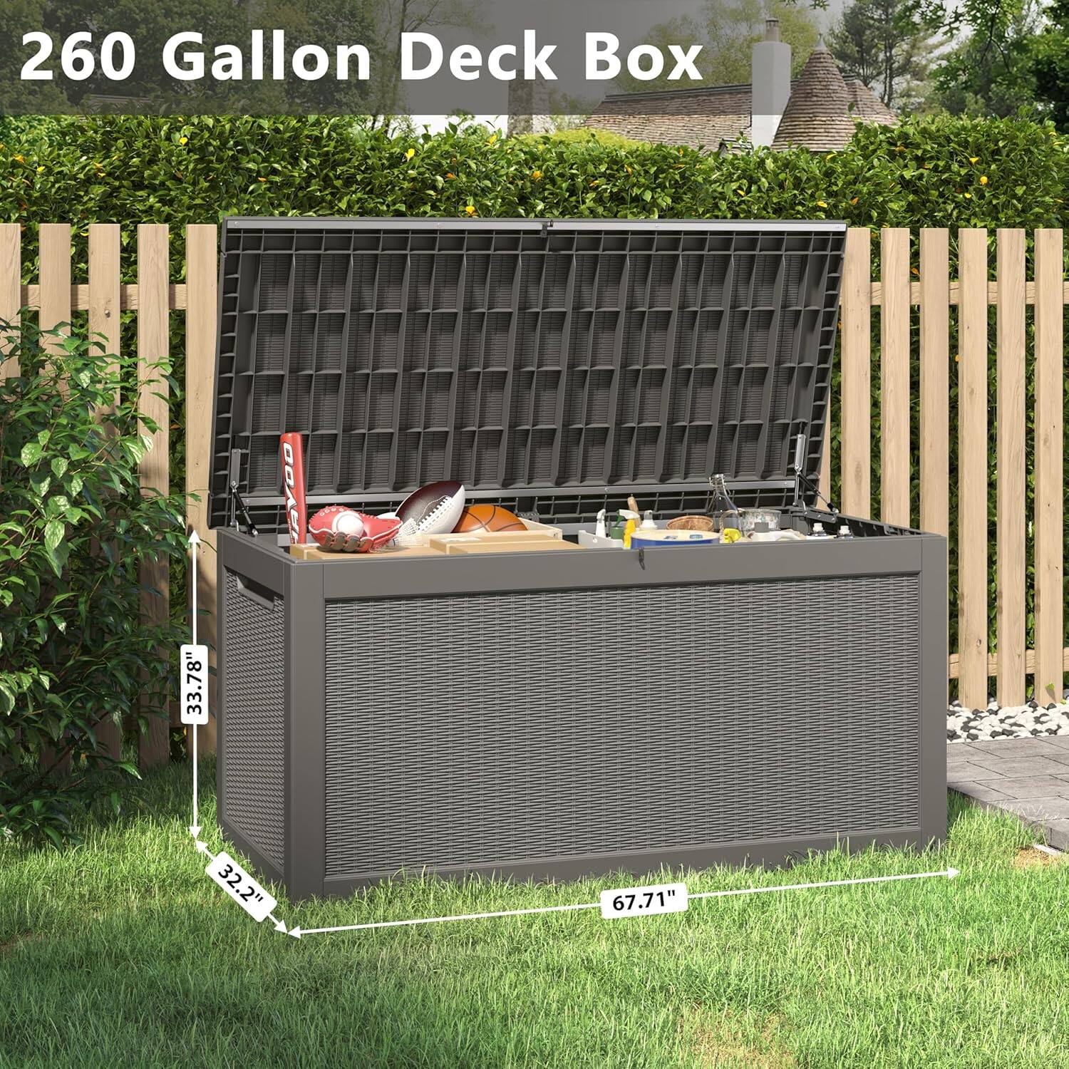 260 Gallon Deck Box

AYDO

33.78" x 32.2" x 67.71"