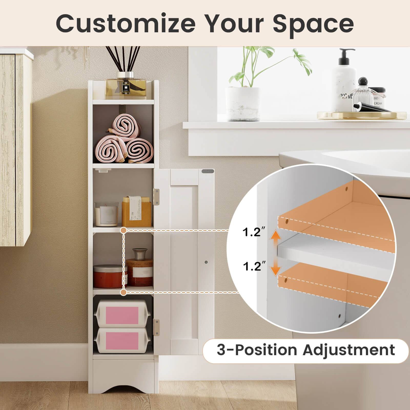 Customize Your Space

1.2" 1.2" 3-Position Adjustment
