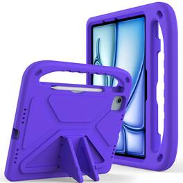 UUCOVER - Lightweight EVA Case for iPad Air 11-inch M4 M3 M2 (2026/2025/2024) Shockproof Handle Kickstand Anti-Slip Cover - Purple