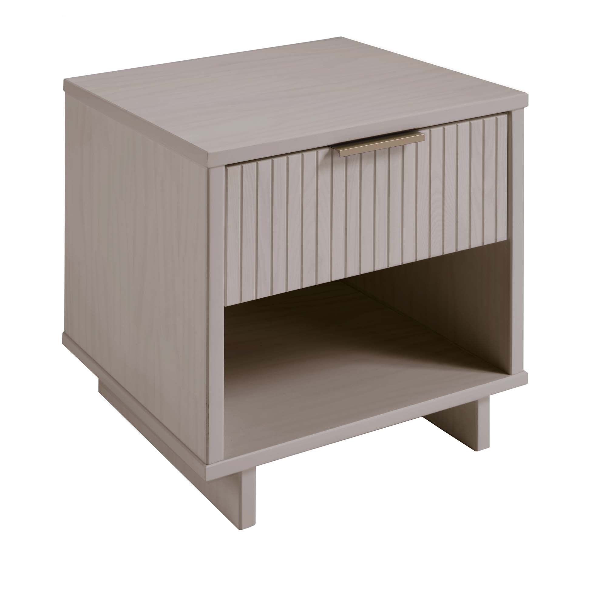 Alt View 2. Manhattan Comfort - Granville Modern 18" Nightstand - Light Gray.