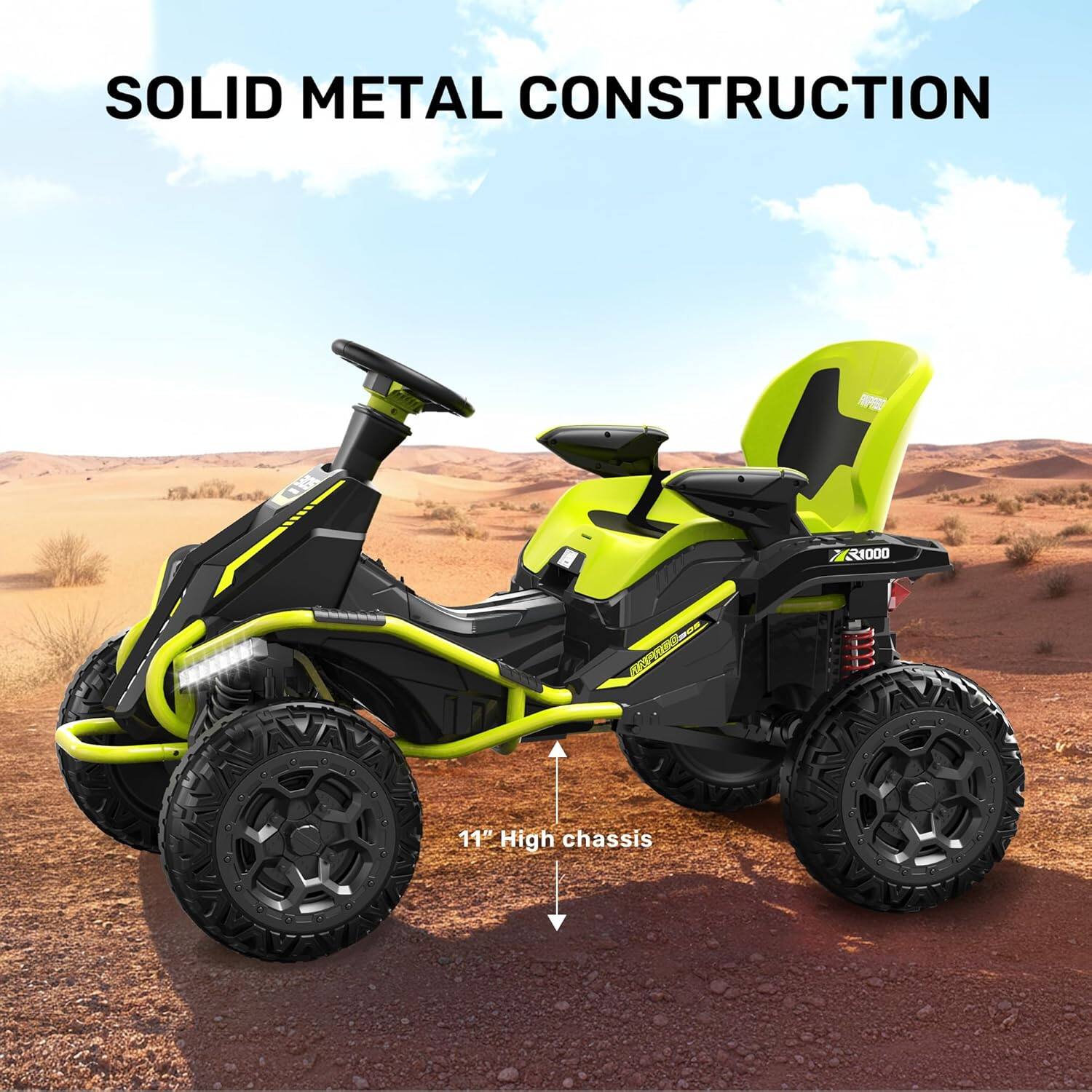 SOLID METAL CONSTRUCTION

ANPRING.DE

R1000

11" High chassis
