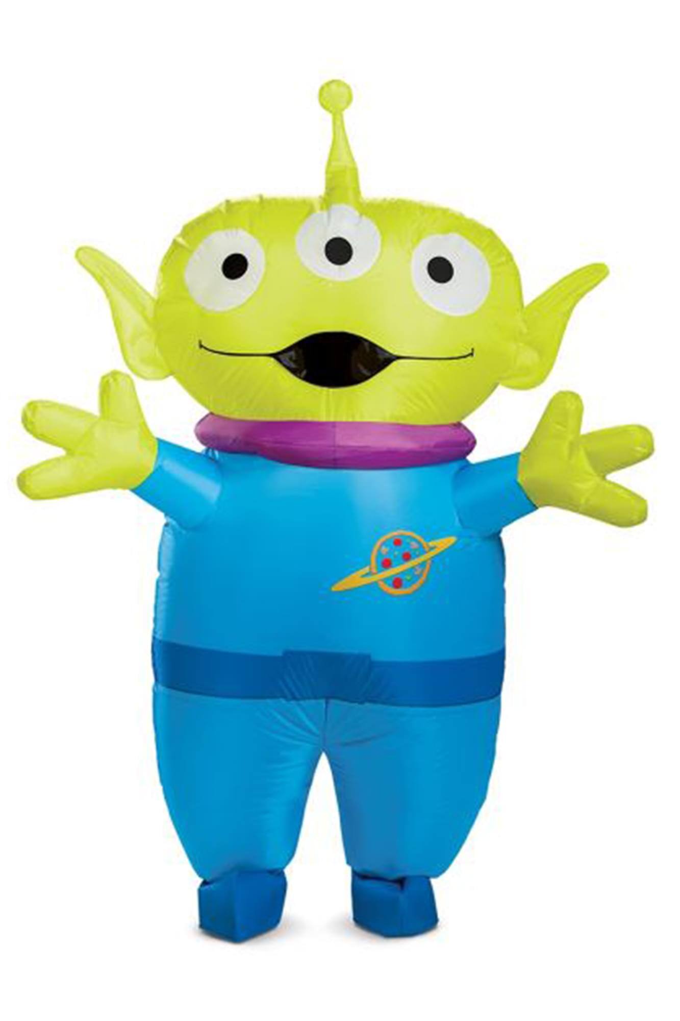 Disney - Toy Story 4 Alien Inflatable Adult One Size Adult - Green