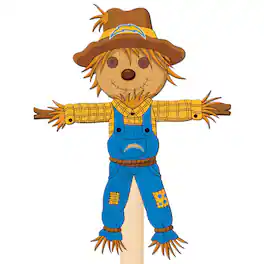 Fan Creations - Los Angeles Chargers 12" Scarecrow Yard Stake - Multicolor