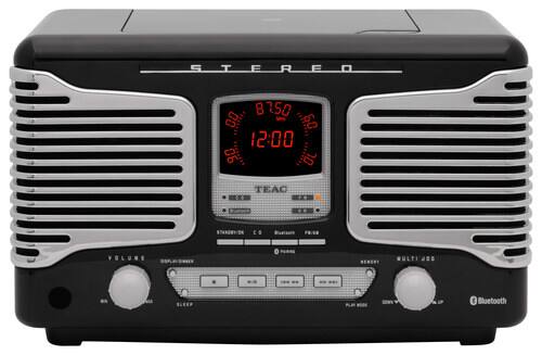 TEAC Retro Bluetooth Radio CD Player Black SLD800BTBLK - Best Buy