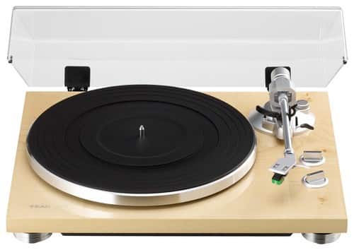 Front. TEAC - Turntable - Natural Wood.