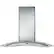 Front. Monogram - 36" Convertible Range Hood - Stainless steel and glass.