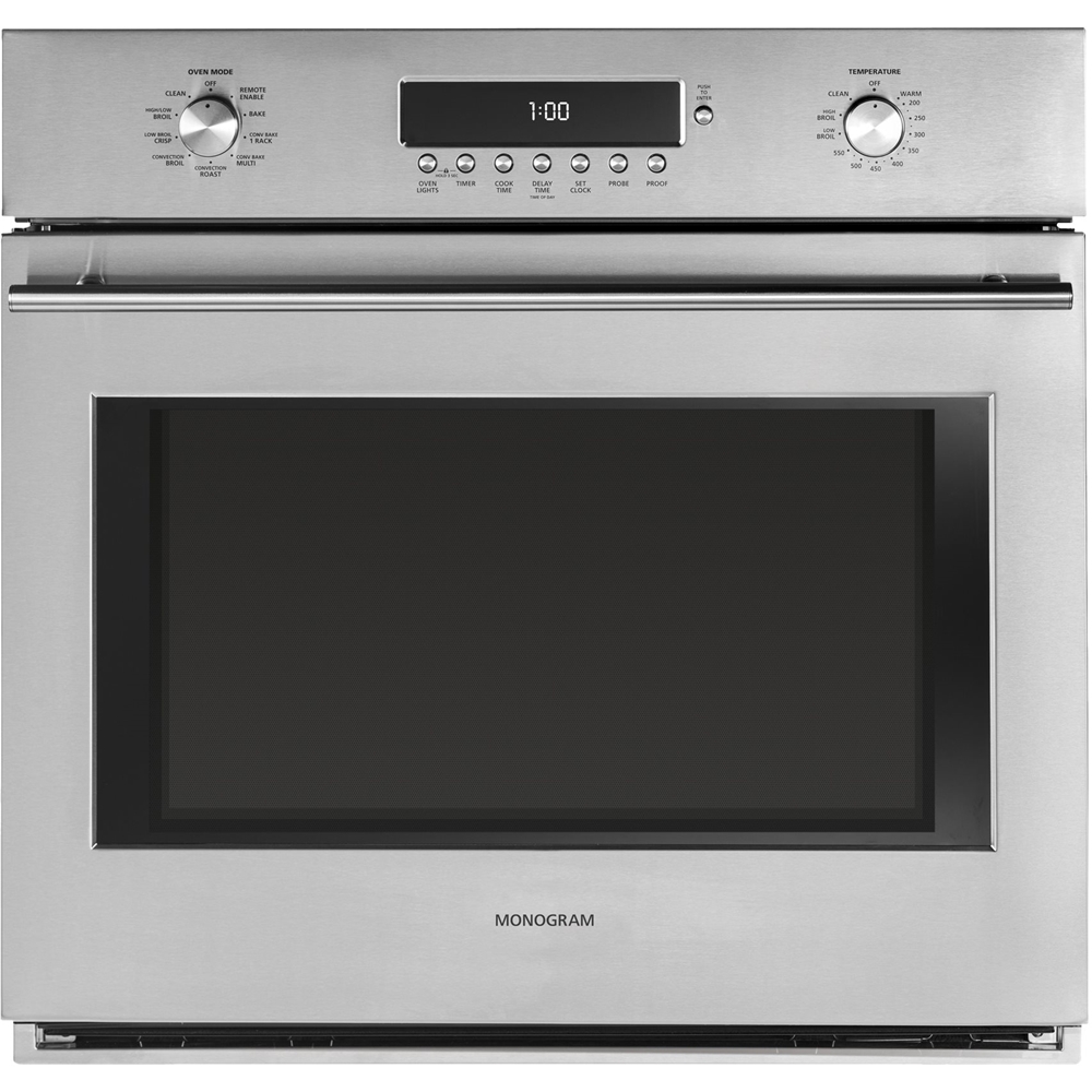 Monogram – 29.8″ Built-In Single Electric Convection Wall Oven – Stainless steel