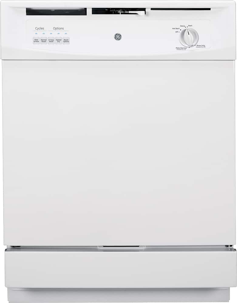 Best Buy GE 24" Front Control BuiltIn Dishwasher GSD3301JWW